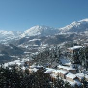 Panorara dal terrazzo della Villa delle Rose